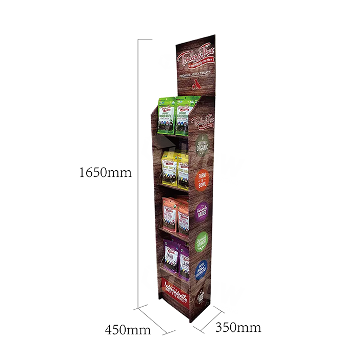 Cardboard FSDU Beef Jerky Display Shippers for Retail