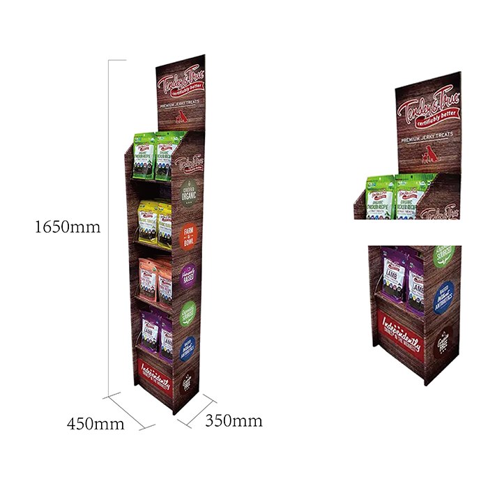 Cardboard FSDU Beef Jerky Display Shippers for Retail