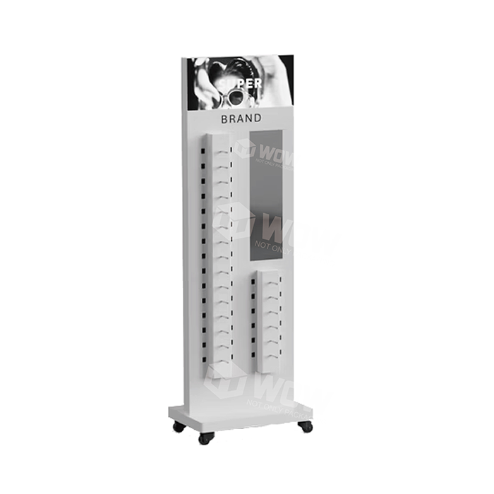 Steel Goggles Display Stand on Wheels for Retail