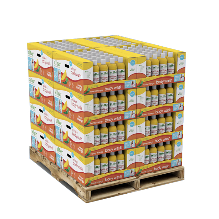 عرض منصات PDQ المموجة المخصصة من Sam's Club لعصير البرتقال