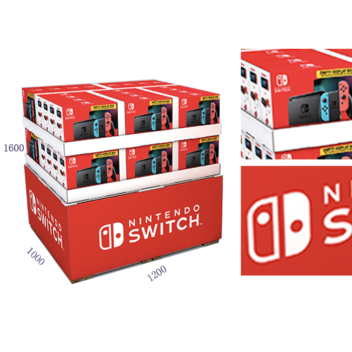 Sam's Club Corrugated Pallet Display for Nintendo Switch 2