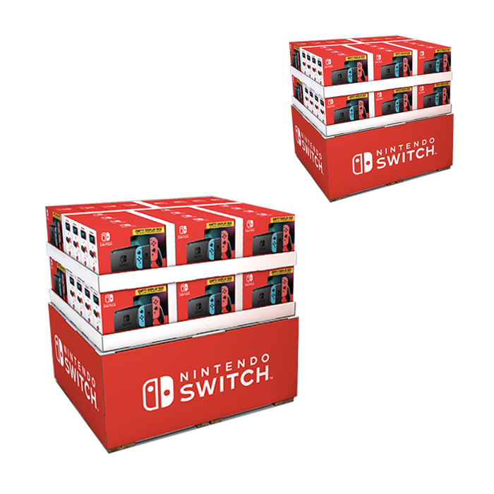 Sam's Club Corrugated Pallet Display for Nintendo Switch 2