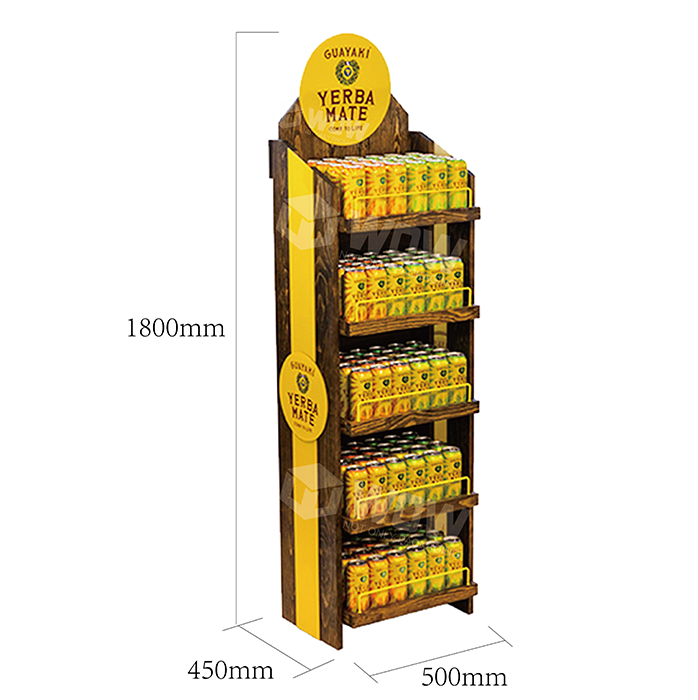 Wooden Wine Storage Display Stand for Retail Shops