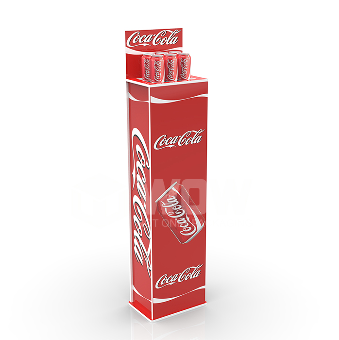 Custom PVC Forex Spring Loader Pop Display for Soda Cans