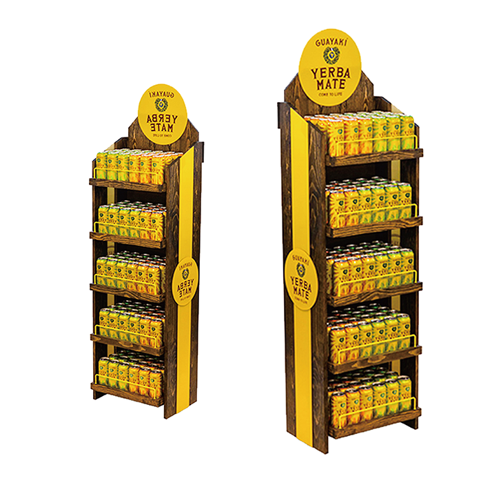 Wooden Wine Storage Display Stand for Retail Shops