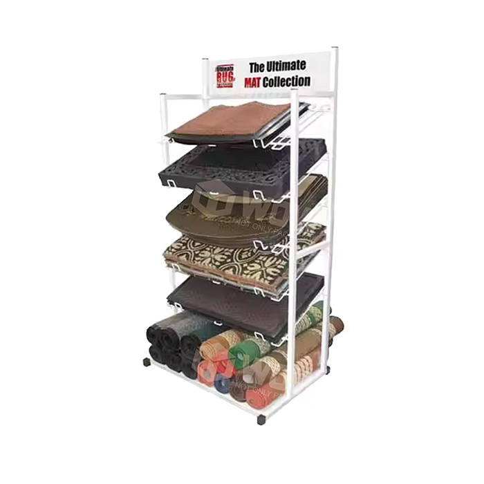 Metal FSDU Carpet Display Rack for Retail Stores