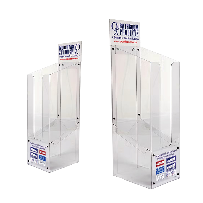 Acrylic Newspaper Dump Bins for Retail Display