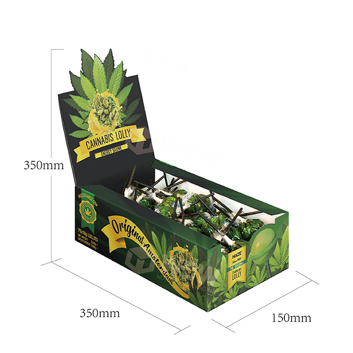 Custom Paperboard CBD Countertop Display Stand