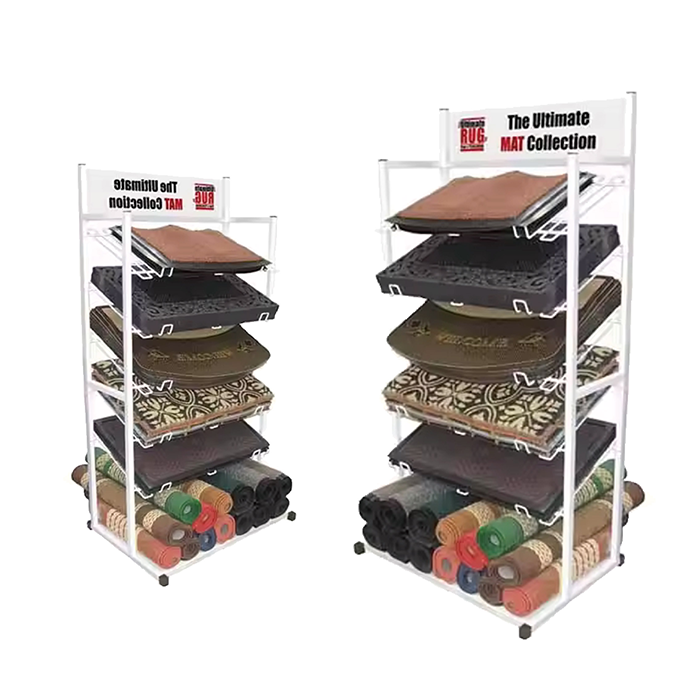 Metal FSDU Carpet Display Rack for Retail Stores