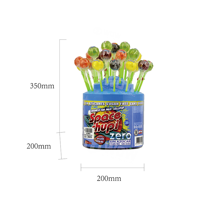 Vacuum Forming Chocolate Lollipop Display with Tiered Tabletop Rack