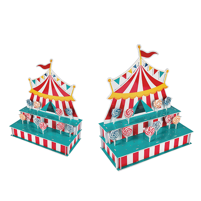 PVC Lollipop Stand Display with PDQ Retail Base