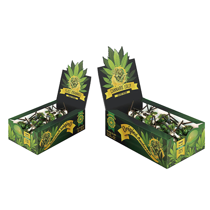 Custom Paperboard CBD Countertop Display Stand
