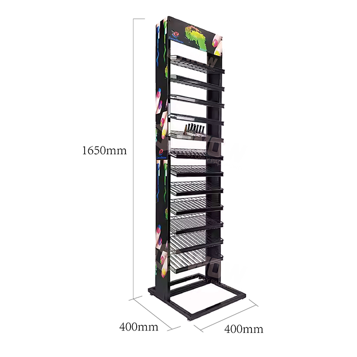 Wire POP Lip Balm Display Rack for Retail Floors