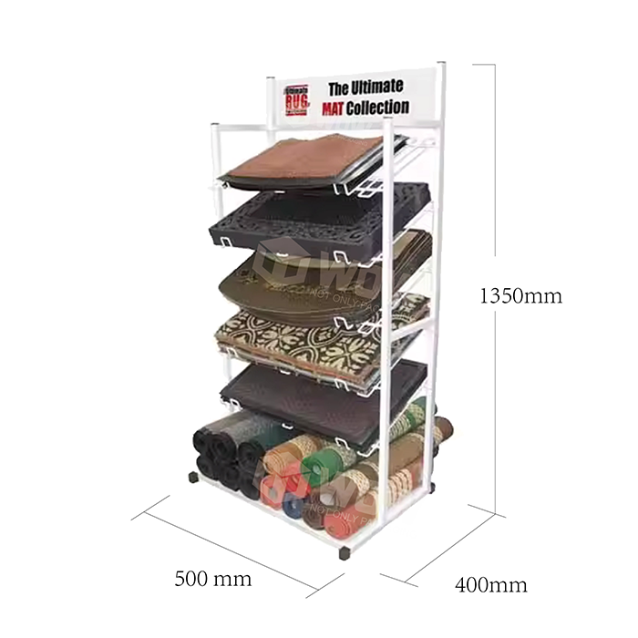 Metal FSDU Carpet Display Rack for Retail Stores