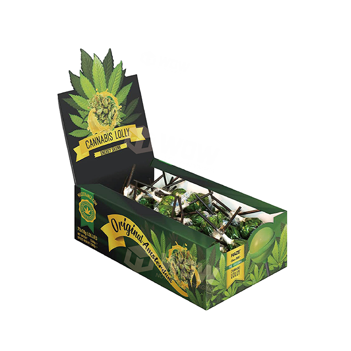 Custom Paperboard CBD Countertop Display Stand