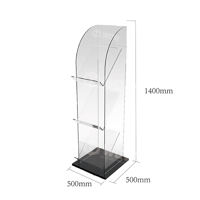 Acrylic Tiered Magazine Display Racks for Sale