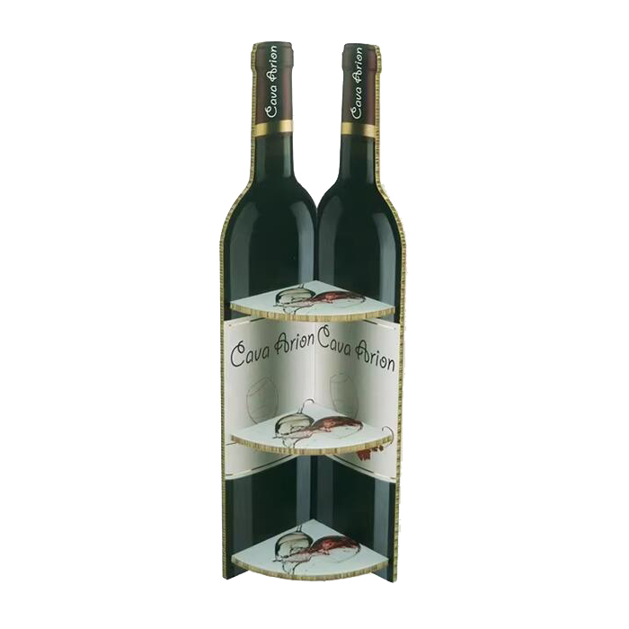 Cardboard Honeycomb End Cap Wine Shelf Display
