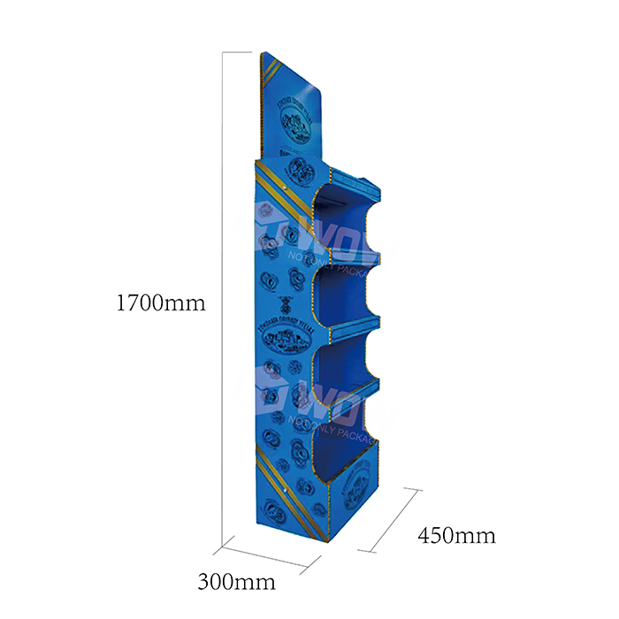 Cardboard Honeycomb FSDU Seed Packet Display Rack Unit