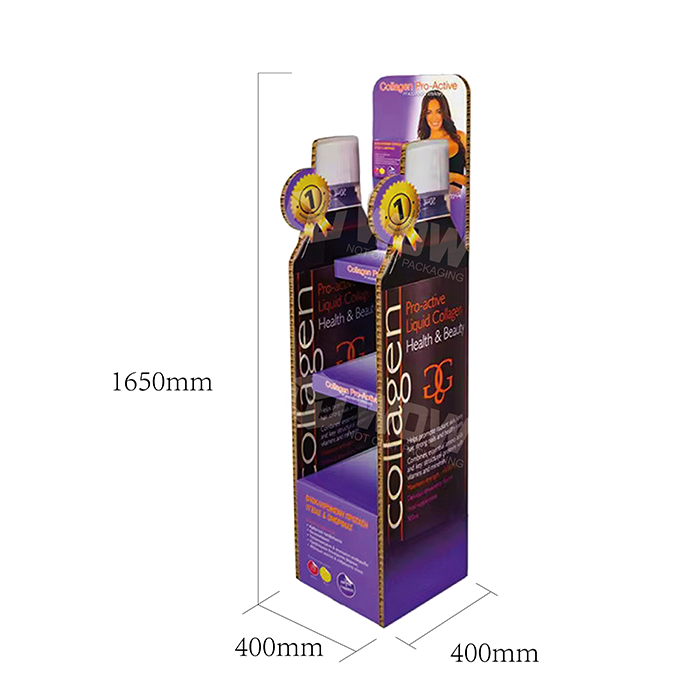 Cardboard Honeycomb Bespoke FSDU Pharmacy Display Rack