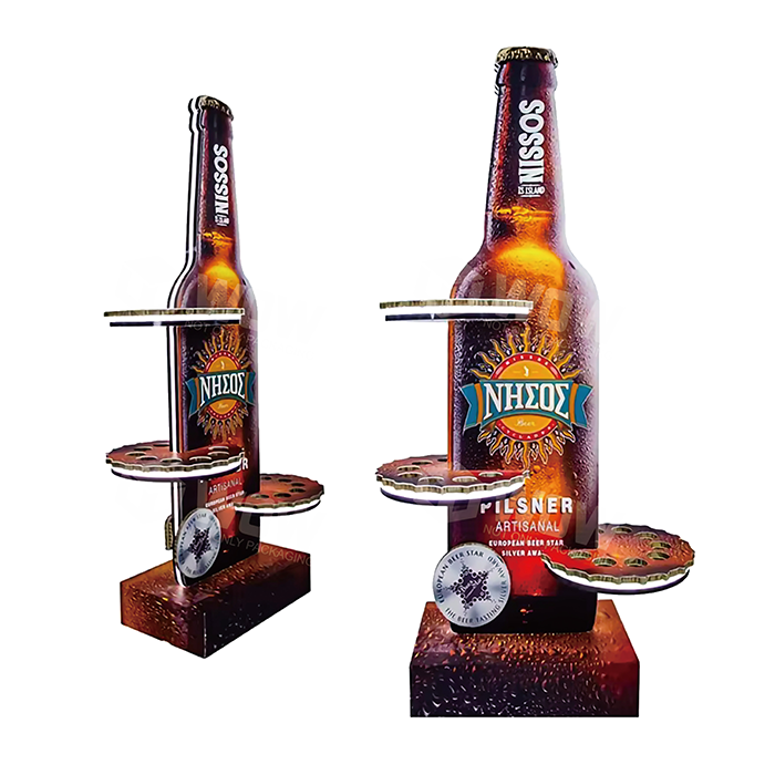 X Board Floor Stand Holiday Beer Display Rack