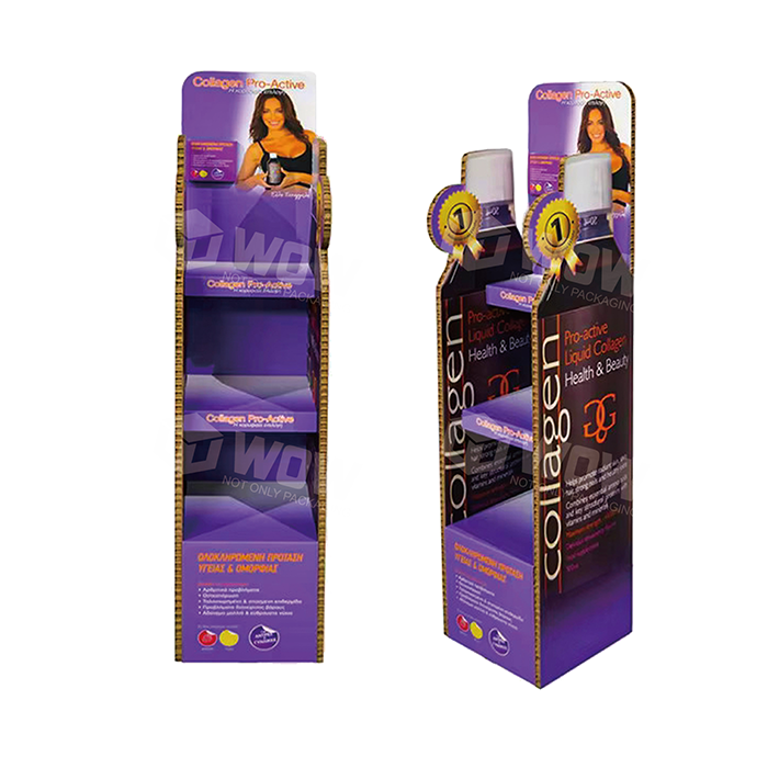 Cardboard Honeycomb Bespoke FSDU Pharmacy Display Rack