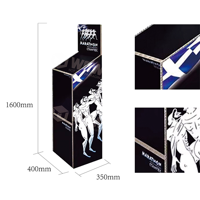 Honeycomb FSDU Retail Floor Soap Display Stand