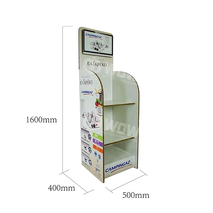 Honeycomb CDU Pop Floor Dish Display Shelf