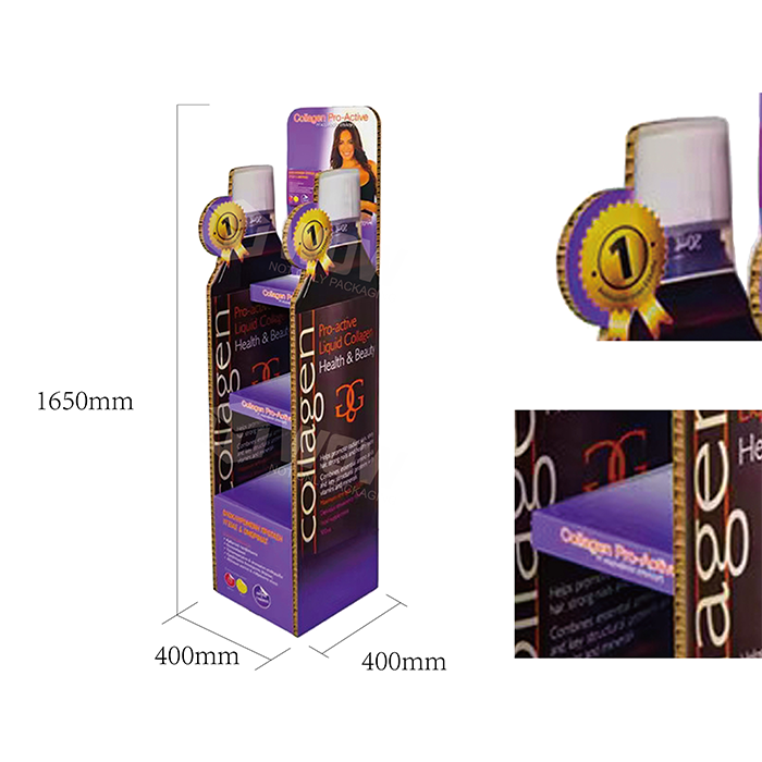 Cardboard Honeycomb Bespoke FSDU Pharmacy Display Rack