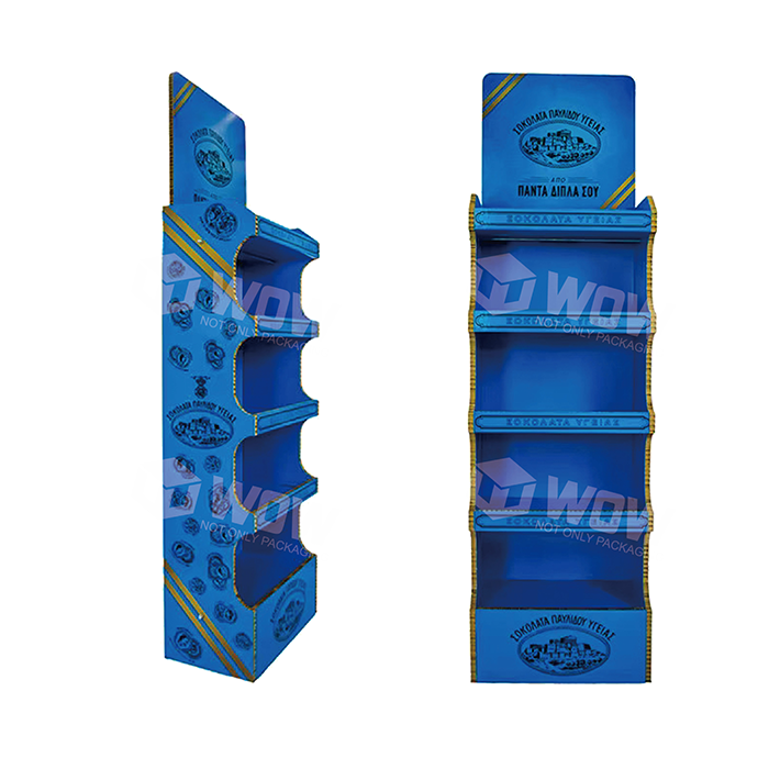 Cardboard Honeycomb FSDU Seed Packet Display Rack Unit