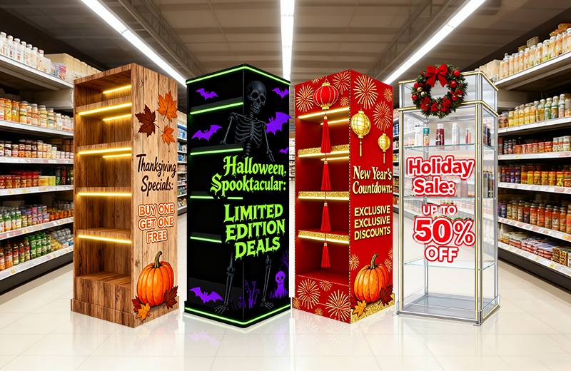 How to Maximize Seasonal Promotions with Free Standing Display Units