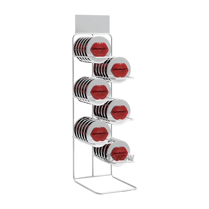 Multiple Tiers Countertop Candy Wire Display Rack