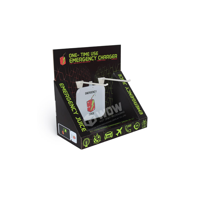 Retail Tea Towel Display with PDQ Carton and Counter Hook Stand