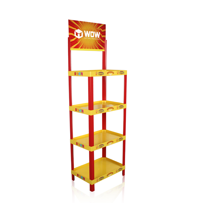 Injection Molded 4 Sided Candy Rack for Convenience Store