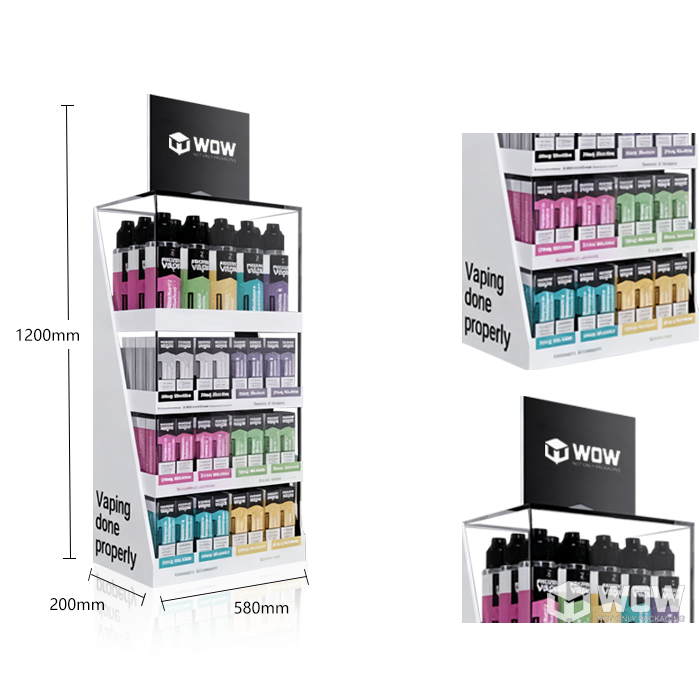 E Vape Countertop Acrylic Perspex Display Rack