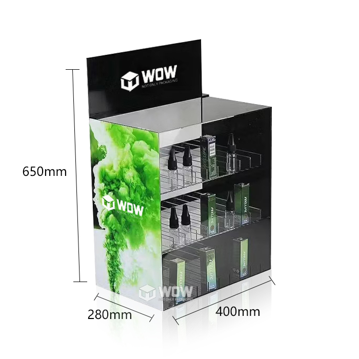 Vaping Juice Countertop Acrylic POP Display Stand