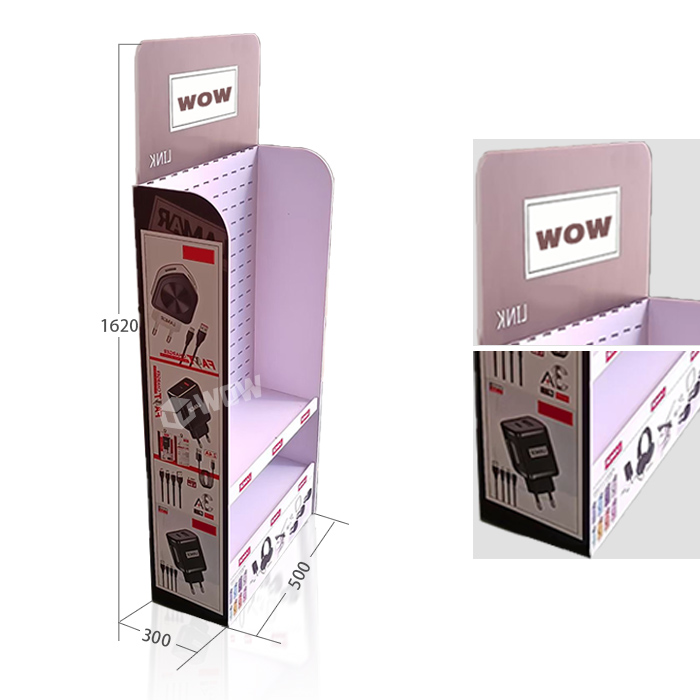 PVC Hanging Promotional Display for Mobile Accessories