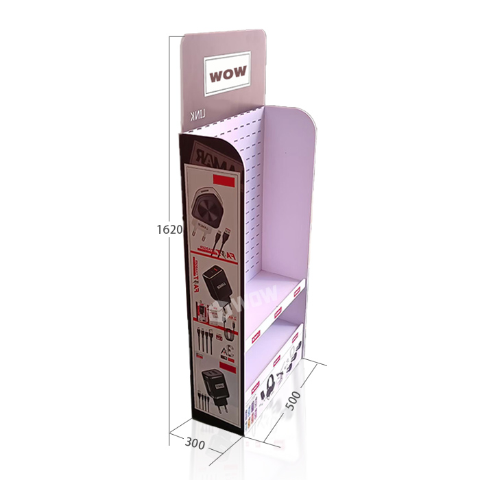 PVC Hanging Promotional Display for Mobile Accessories