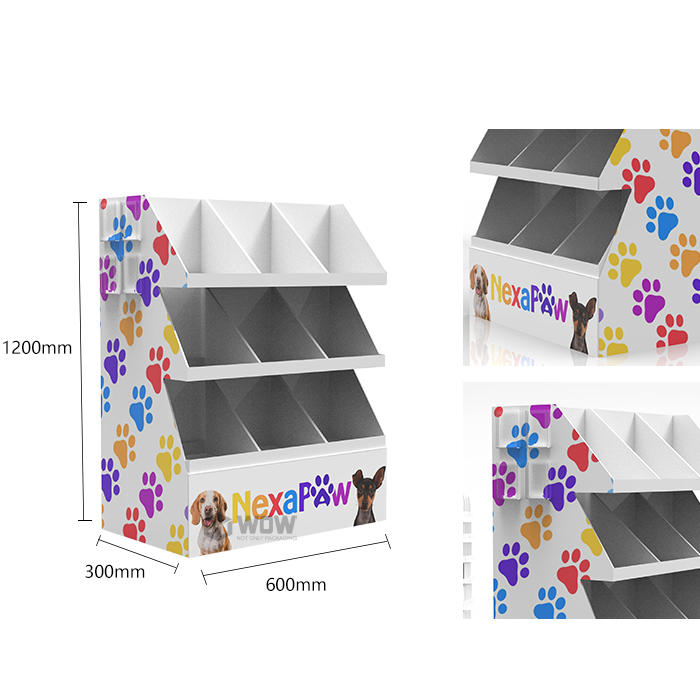Walmart Half Pallet Corrugated Pet Shop Display Units