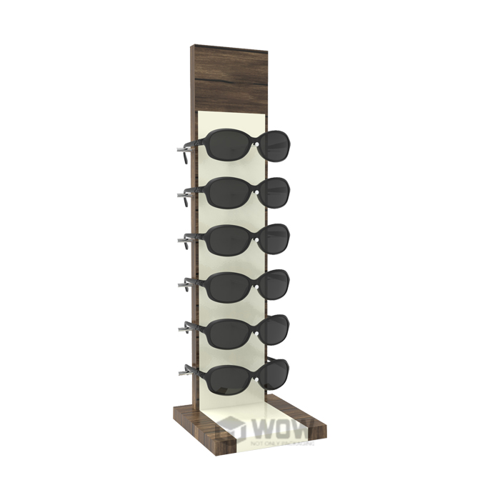 Pine Wood Tabletop Sunglass Display Stand