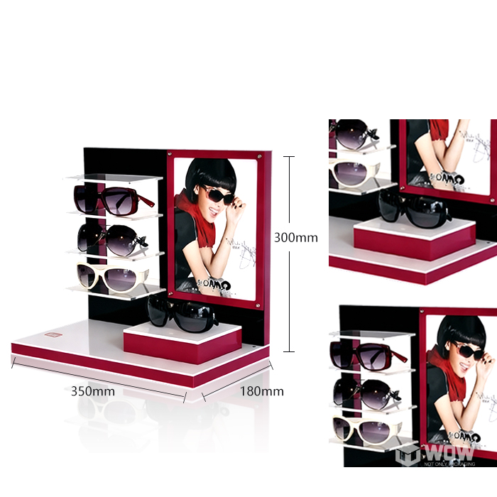 Sunglass Acrylic Counter Display Rack for Retail Stores