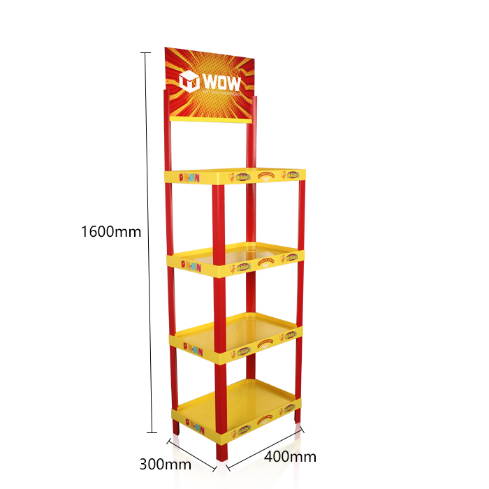 Injection Molded 4 Sided Candy Rack for Convenience Store