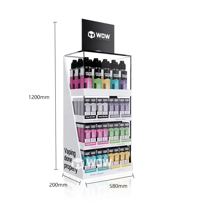 E Vape Countertop Acrylic Perspex Display Rack