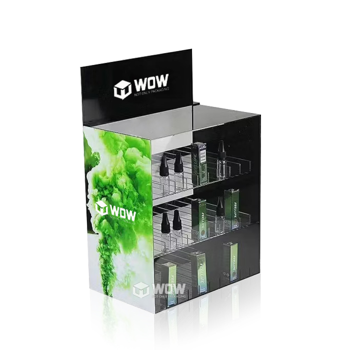 Vaping Juice Countertop Acrylic POP Display Stand