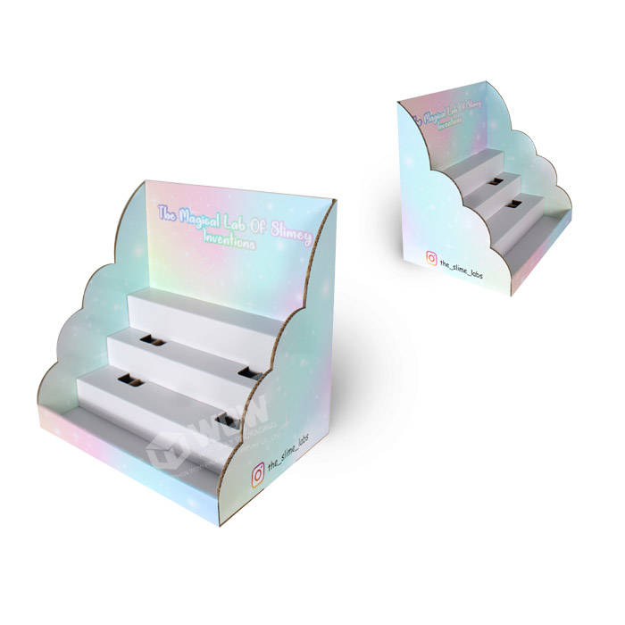 Corrugated Cardboard Table Top Display Shelf for Funko Pop