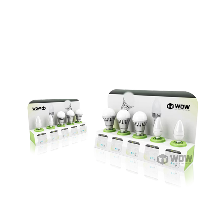 LED Lighting Tabletop Acrylic POP Display Stand