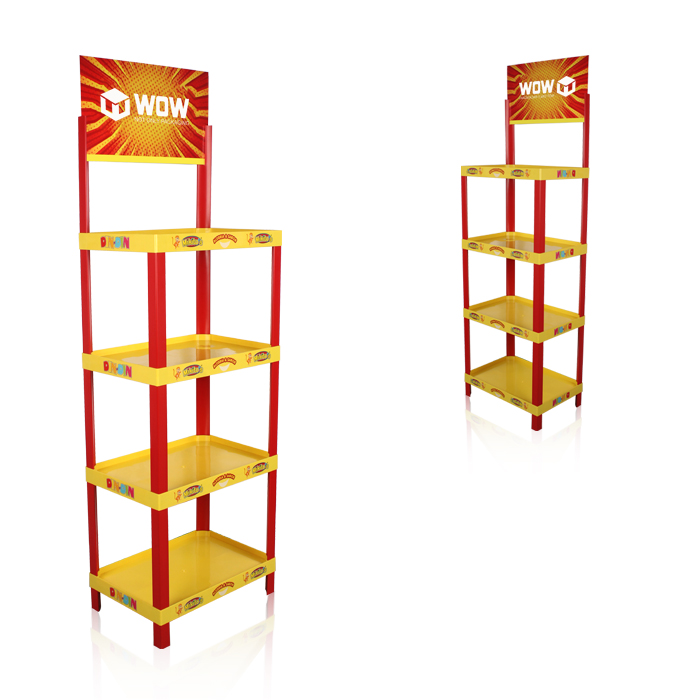 Injection Molded 4 Sided Candy Rack for Convenience Store