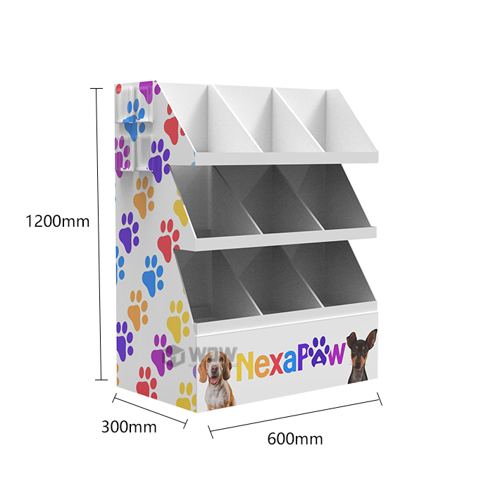 Walmart Half Pallet Corrugated Pet Shop Display Units