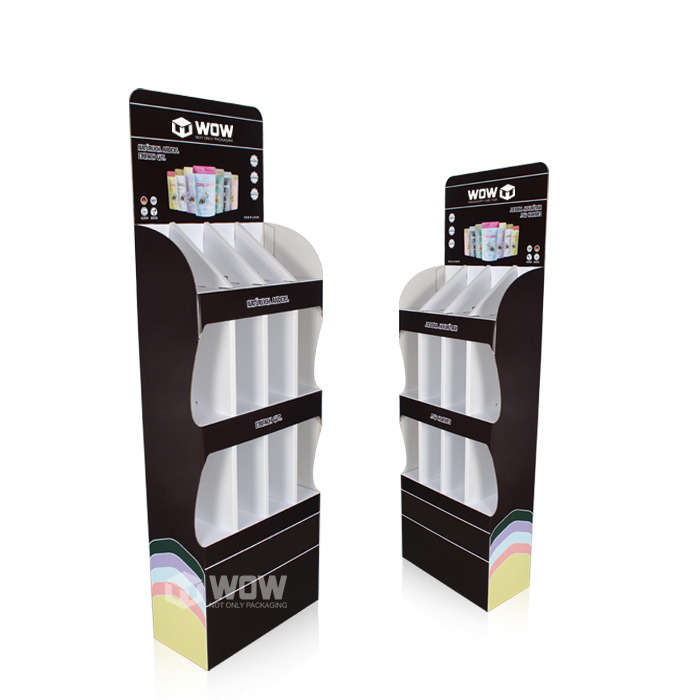 Corrugated Candy Display Rack with 12 Pocket Matt Lamination Finish