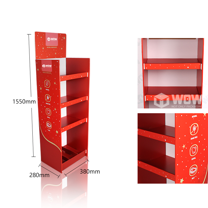 Tesco FSDU Folding Cardboard Christmas Display with Offset Printing