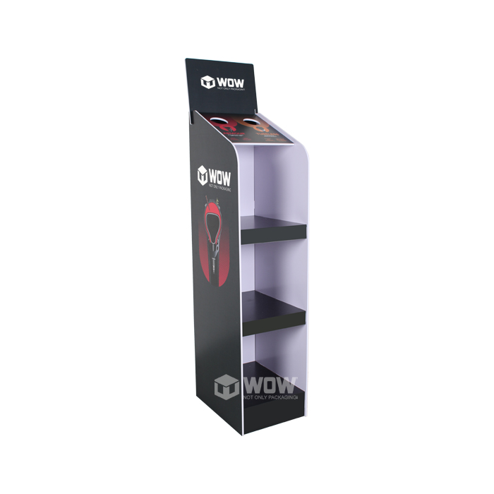 Standbarer Rasierer-Präsentationsständer mit 8 mm PVC-Ständer und Halterungen für Tester